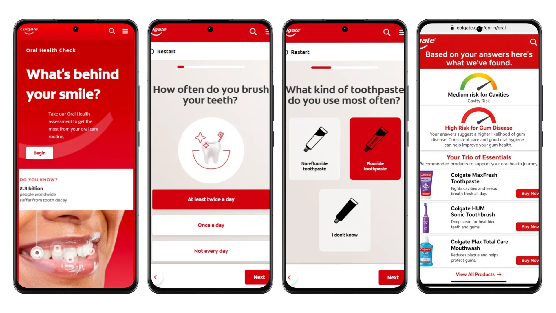 Colgate — Oral Health Check
